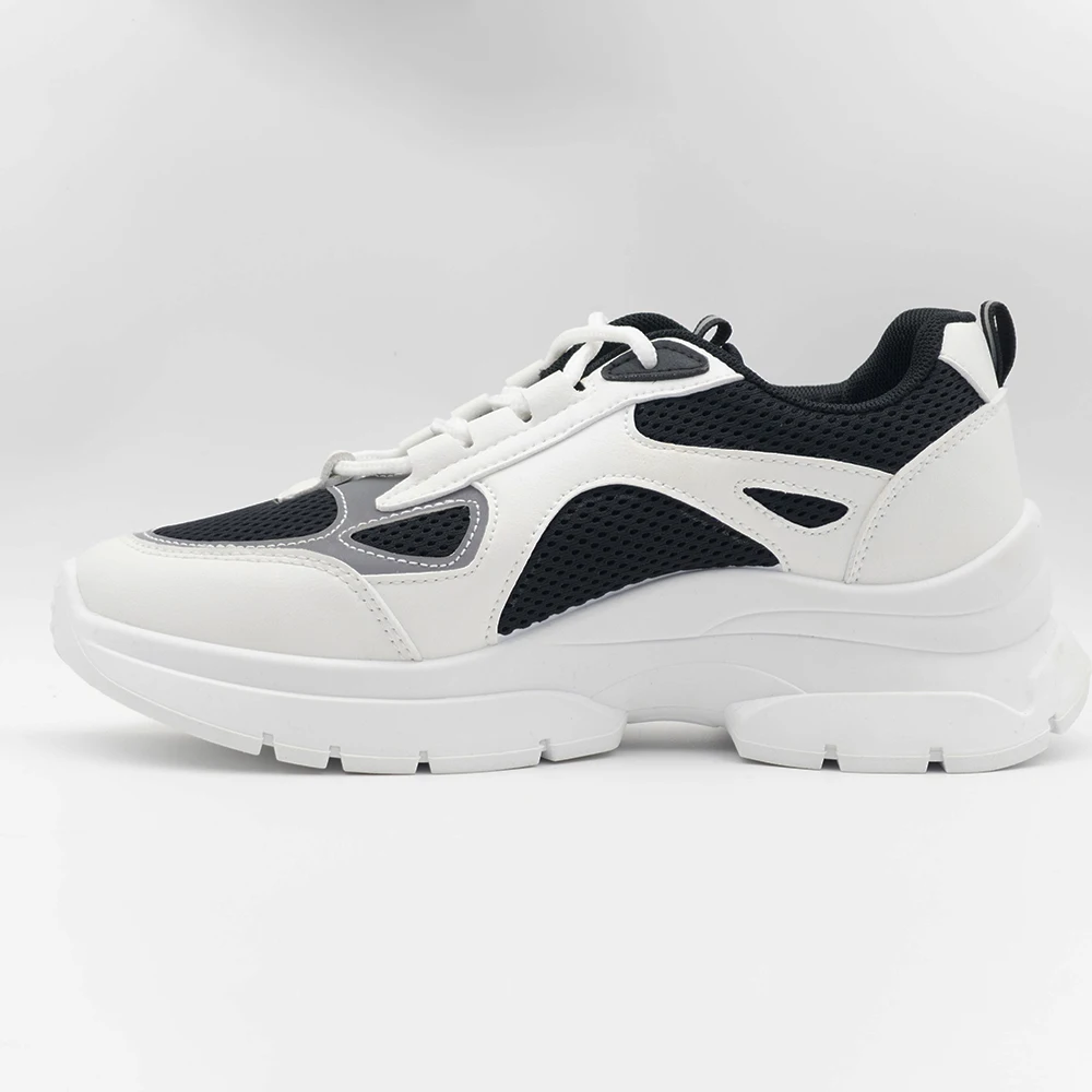 KH Factory INJECTION Shoes Chunky Sneakers Casual Fashion High Quality White Platform Lace-up Shoes For Women Classic