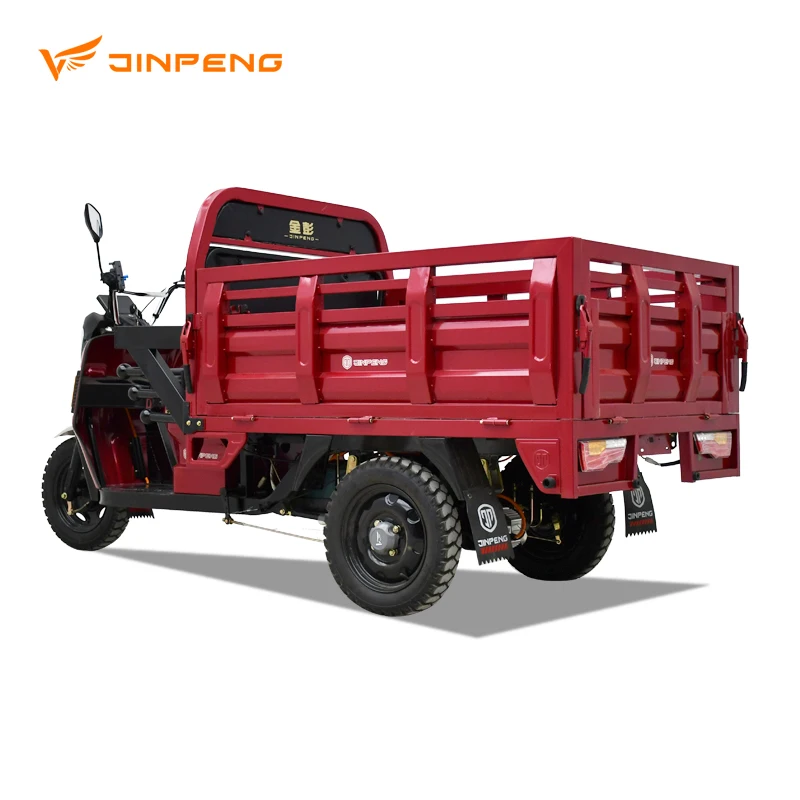 JINPENG DLS150 PRO доставки грузов 3 колеса электрические трехколесные велосипеды открытый корпус электрической авто рикши по низкой цене для электрического трицикла