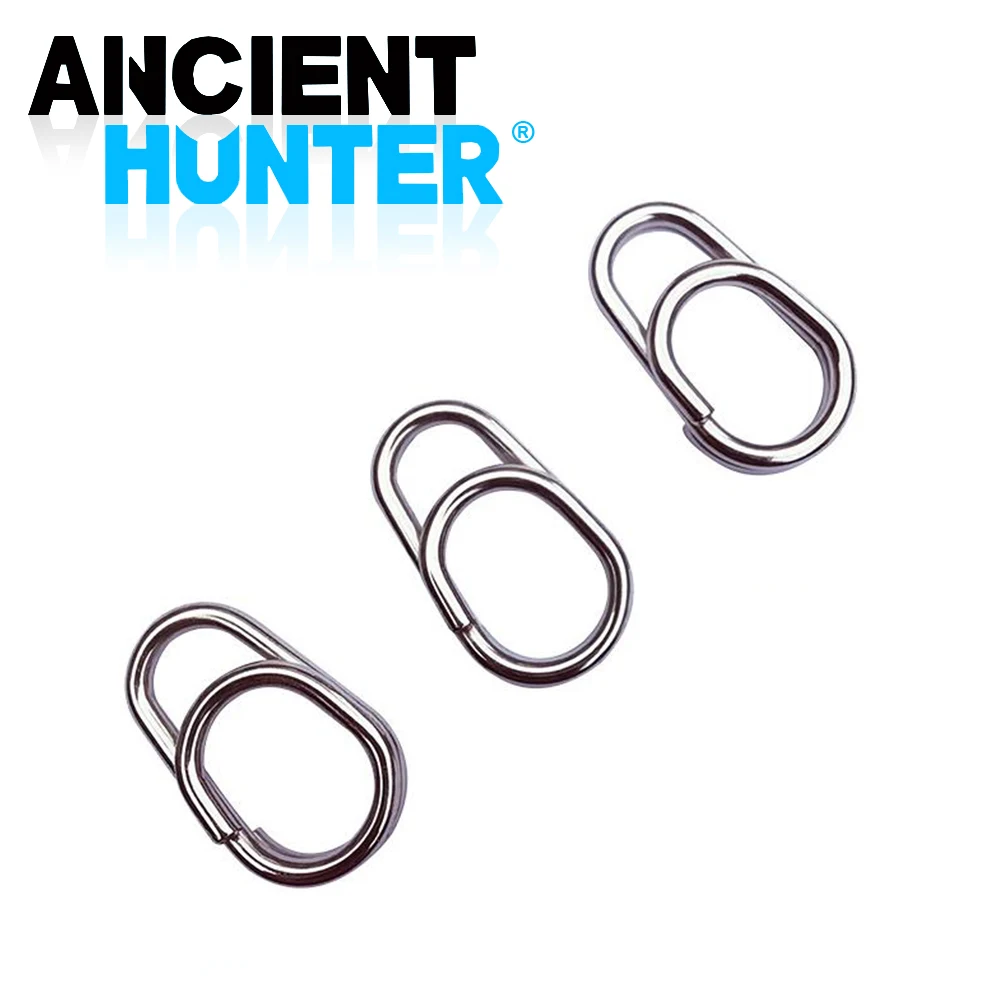 Ancient hunter oval pin snap ring High-strength Stainless Steel Fishing gear accessories Ocean fishing