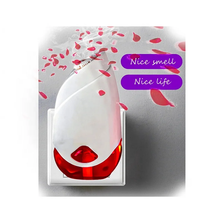 UK Type Wall Plugin Air Freshener OEM Custom Perfume plug In Warmer Diffusers with Empty plastic bottle refill