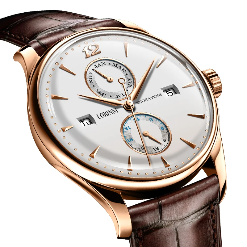 LOBINNI watch luxury mechanical wristwatches jam tangan oem brand automatic watches