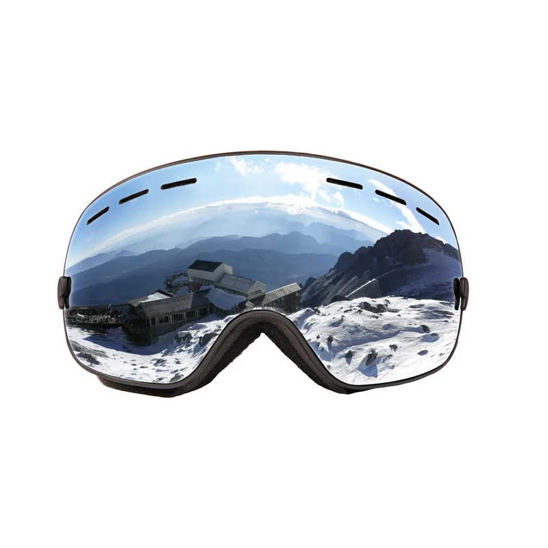 custom logo ski gogglessnowboarding winter anti-fog ski goggles uv400 cusski goggles magnetic lensmen snowboarding goggles