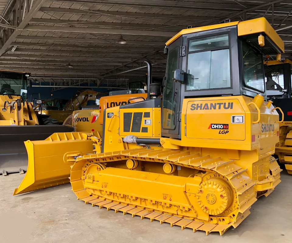 SHANTUI DH10-B2 hydrostatic crawler dozer with 2.32cbm Power Angle Tilt blade