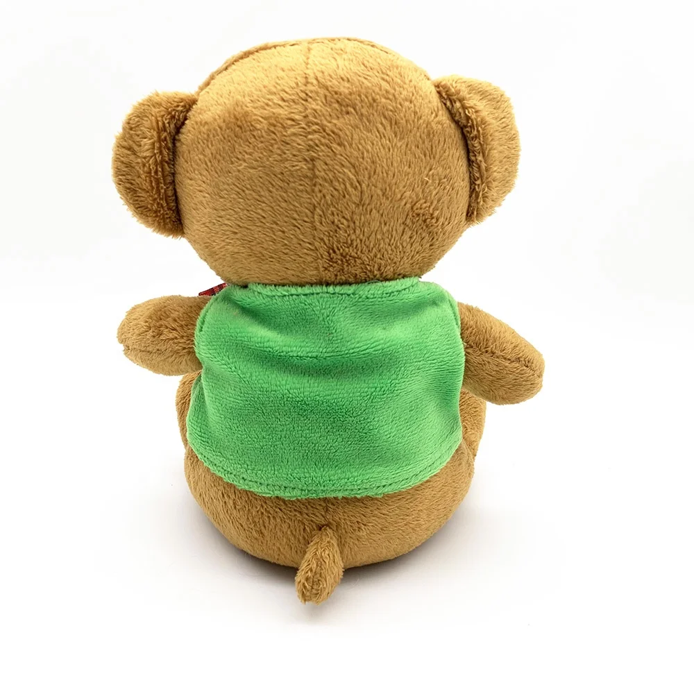 Cheap brown plush toy teddy bears stuffed toy animal dolls custom plush bear clothes