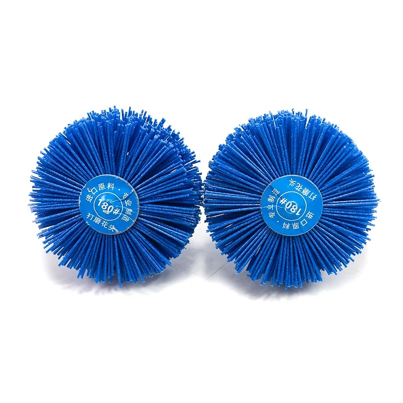 
 Мягкая нейлоновая абразивная вращающаяся щетка для очистки и полировки поверхности из карбида кремния для полировки древесины  