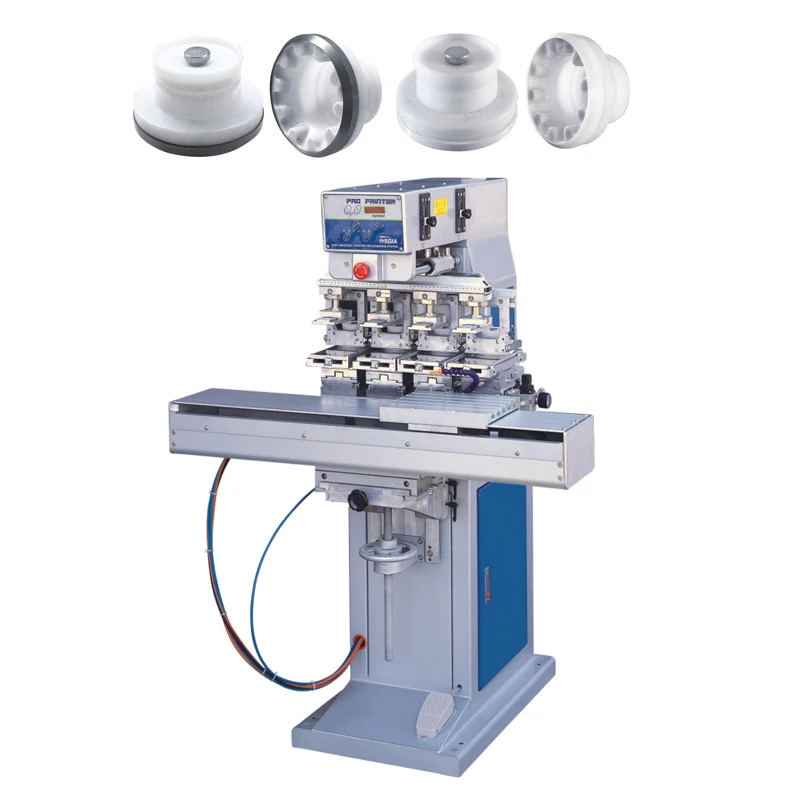 High Accurate Golf Ball 4 Color Pad Printing Tampography Machine With Factory Price