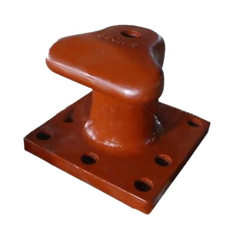 Customized Sand Casting Ductile Iron / Steel Marine Dock Bollard