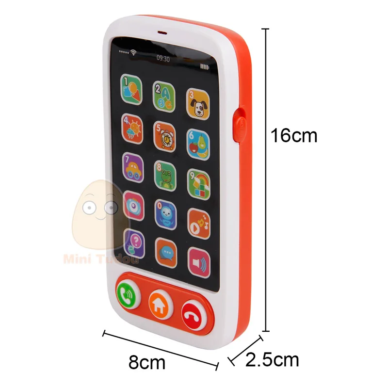 Kids Learning Toys Baby Phone Toy Machine With Light Music Baby Mobile Cellphone Children Educational Toys For Babies