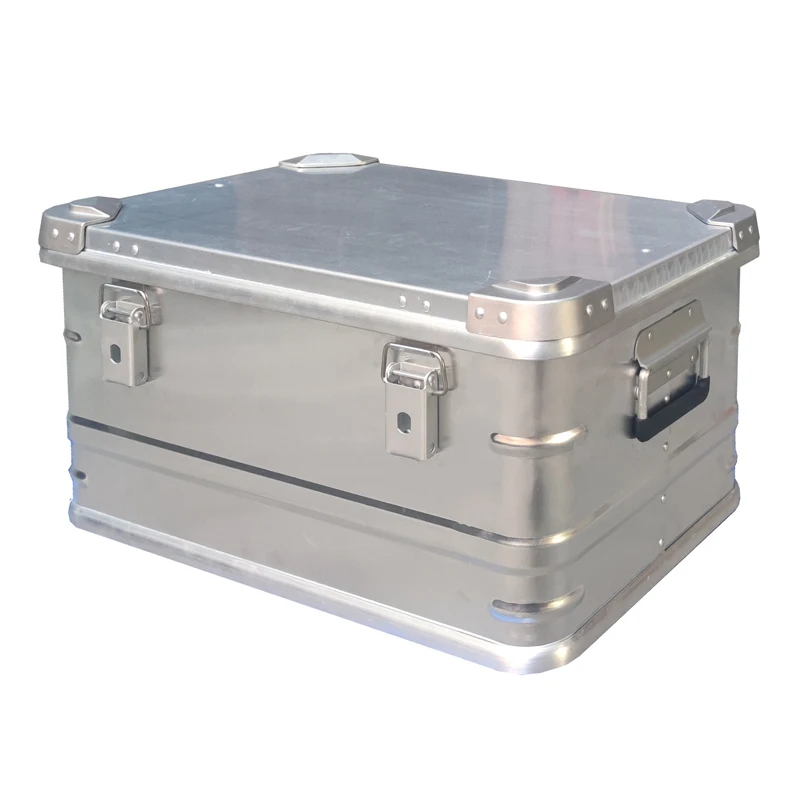 Factory Direct High Quality Aluminum Truck Tool Box Expedition Transportation Case Aluminum Camping Box