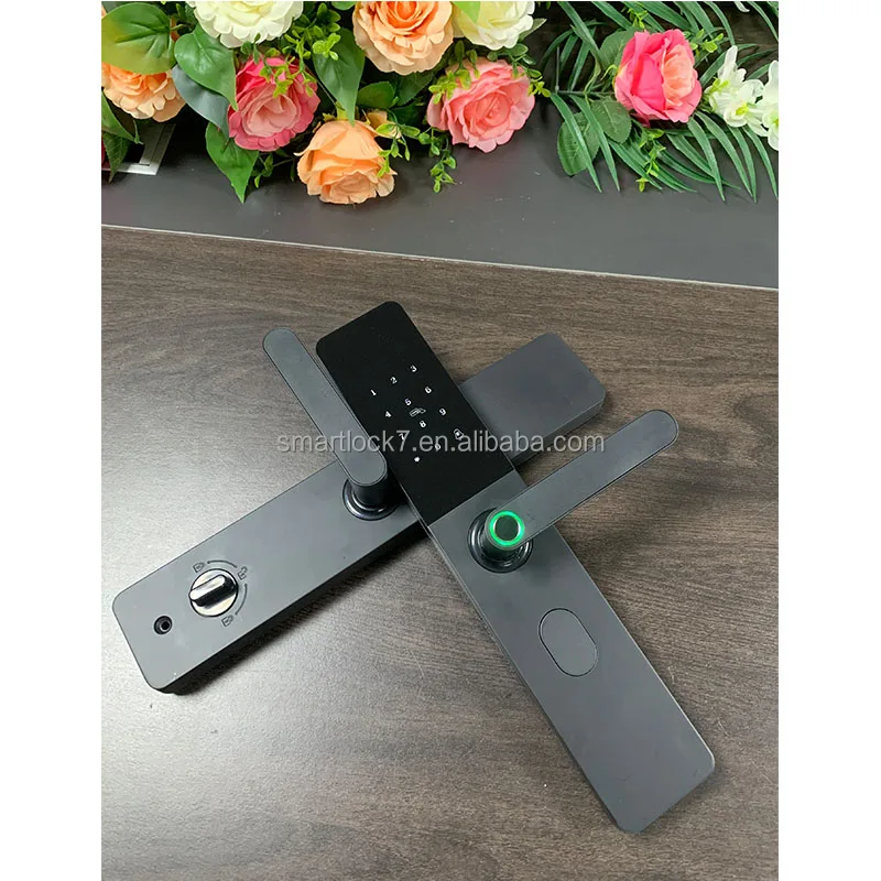 HOT Sale model XL1 Smart Door Lock by Digital Aluminum Alloy Lock with Fingerprint Card Key and Cloud Storage