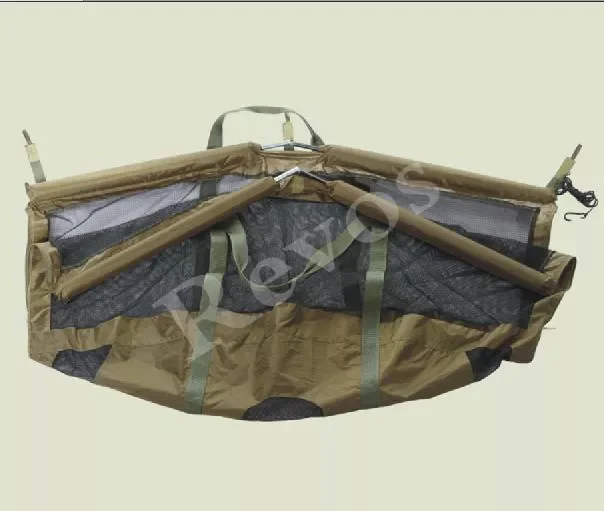 Revos Carp Fishing Weights PU High Density Black Mesh Foam Floating Folded Pole Portable Carp Fishing Sling Fishing Tackle