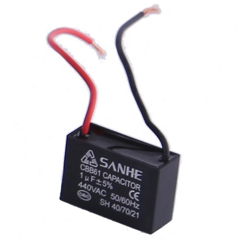 CBB61 4.5uf 250vac Fan Capacitor 7uf 150-500v Capacitor for 300vac Pin Series CBB61 AC Parts for Air Conditioners