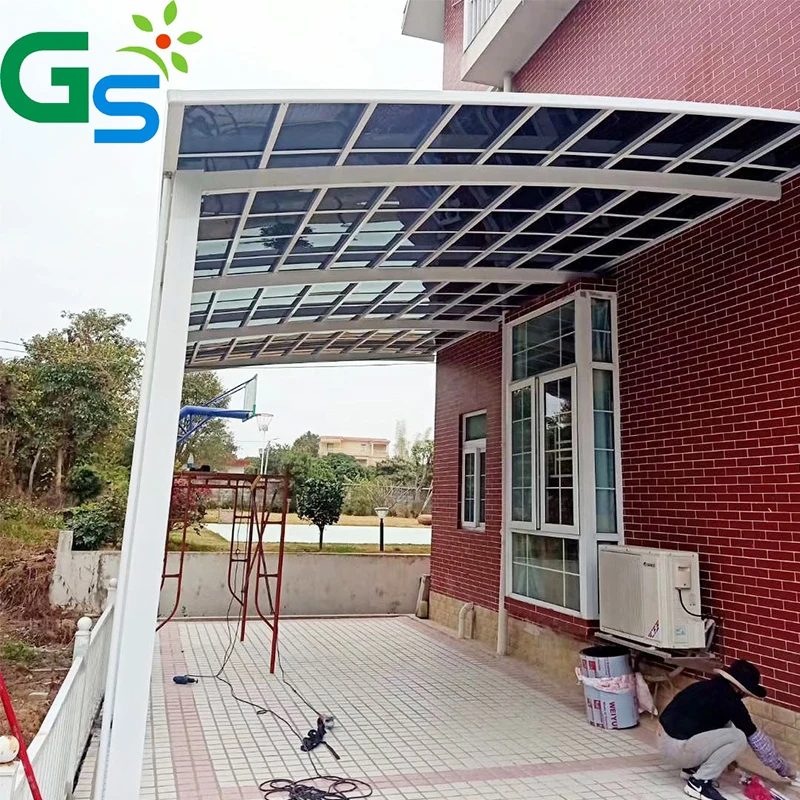 Outdoor Garden Aluminum Polycarbonate Customized Sizes Awning Cover Canopy