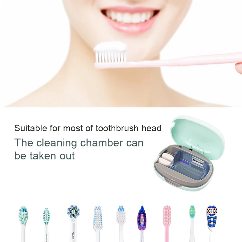 
Latest trending high quality long time working cute super mini portable toothbrush desinfector 