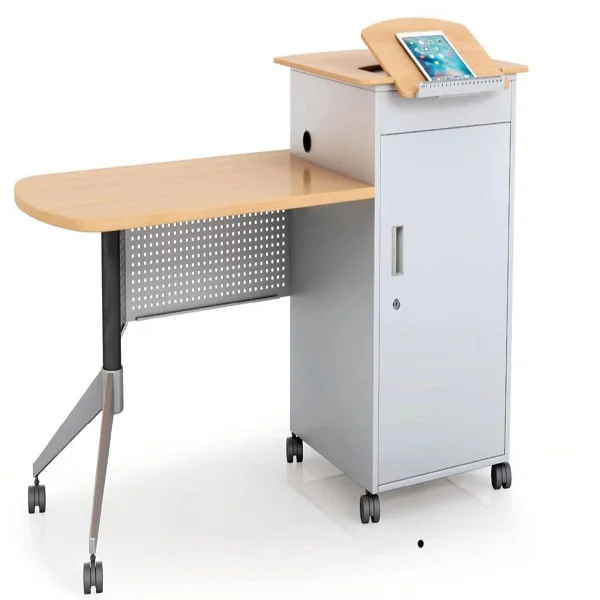 Selected design multimedia podium for teachers or professors