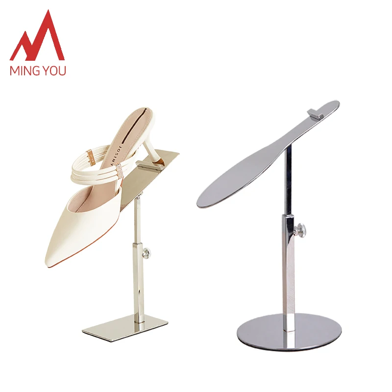 Customized Sports Store Wall Mounted Metal Shoes Display Rack Stand