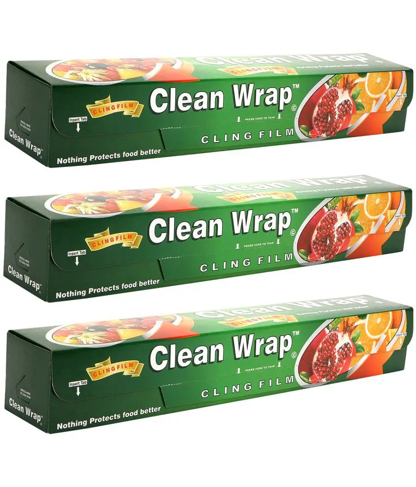 Plastic Saran Wrap Food Grade Clear Saran Wrap 12 Inch 300 ft Roll BPA Free Microwave Safe Kitchen Food Saran Wrap