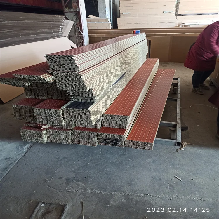 Waterproof Bathroom Decorative WPC Panels PVC Ceiling 3d Wall Panel