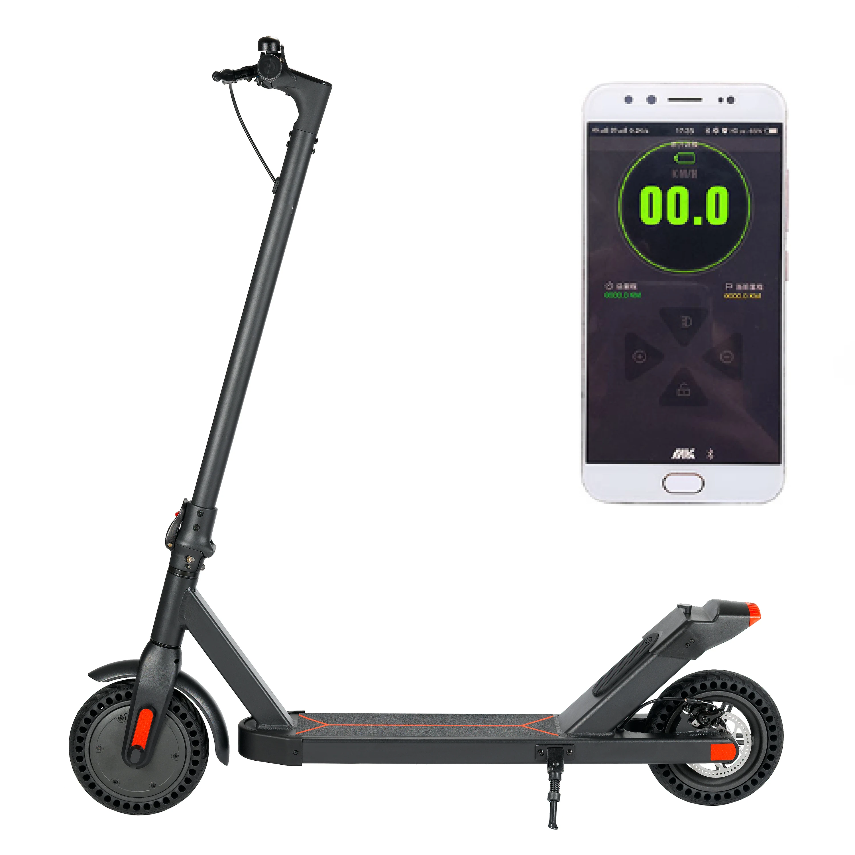 EU Dropshiping portable 10inch 350W smart electric scooter App control for adults