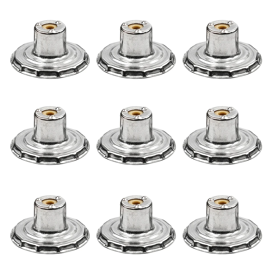 Wholesale Jeans Fixing Button With Plastic Core Stainless Steel Button For Clothes Denim Custom Letter And Logo Jacket Button