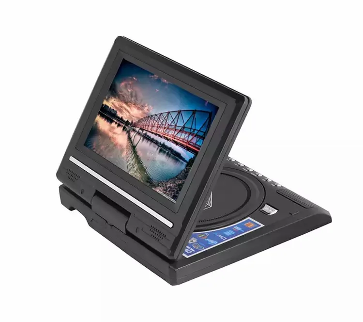 SmallOrders S27B1 7inch Rechargeable Battery Game Analogue TV FM Radio rmvb evd USB Portable CD DVD VCD Players