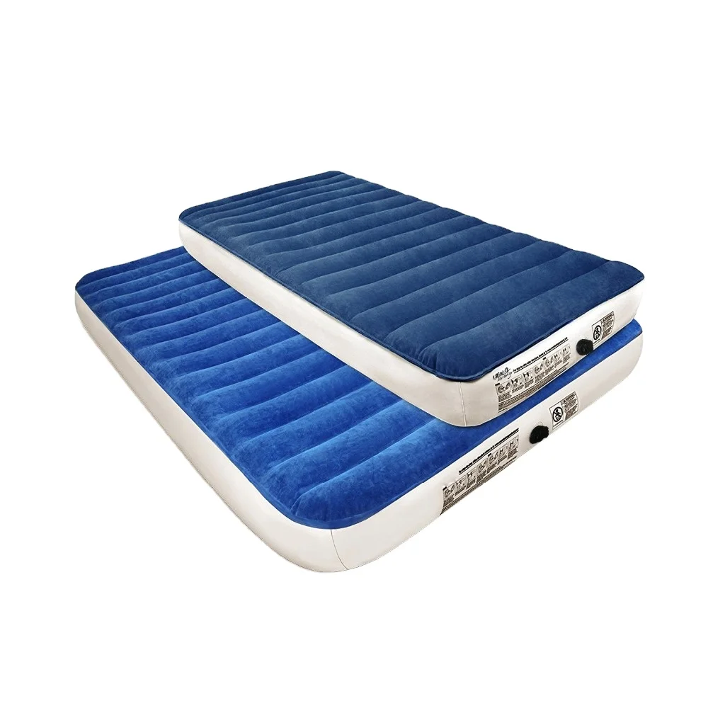 Mirakey Twin/Queen Size Inflatable Custom Air Mattress With Built-in Pump Electric Mattress for Outdoor