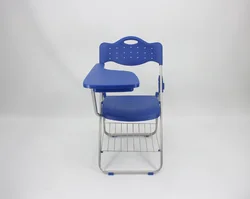 Cheap School Chair Lightweight Folding Chair Training Chair With Writing Tablet Arm