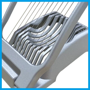 Egg Slicer for Hard Boiled Eggs Egg Cutter Strawberry Slicer Heavy Duty Aluminium Tomato Slicer