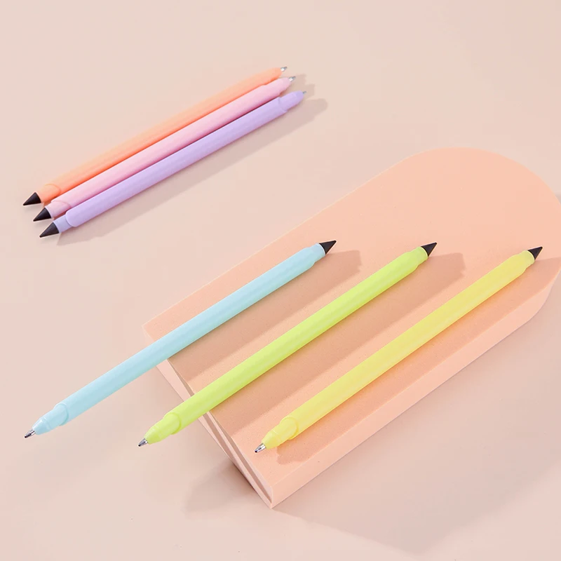 2023 New Design Inkless Pen Replaceable Double Type Nib Pencil Gel Ink and Ballpoint Forever
