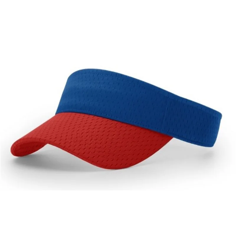 Custom OEM Breathable sports cap golf mesh sun visor hat