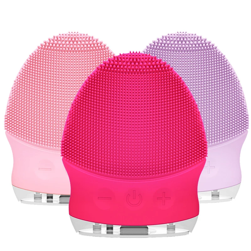 
Силиконовые уход за кожей лица глаз уход за лицом Красота Массажер водонепроницаемый щетка для чистки лица Электрический Мини силиконовая щетка для очистки лица 