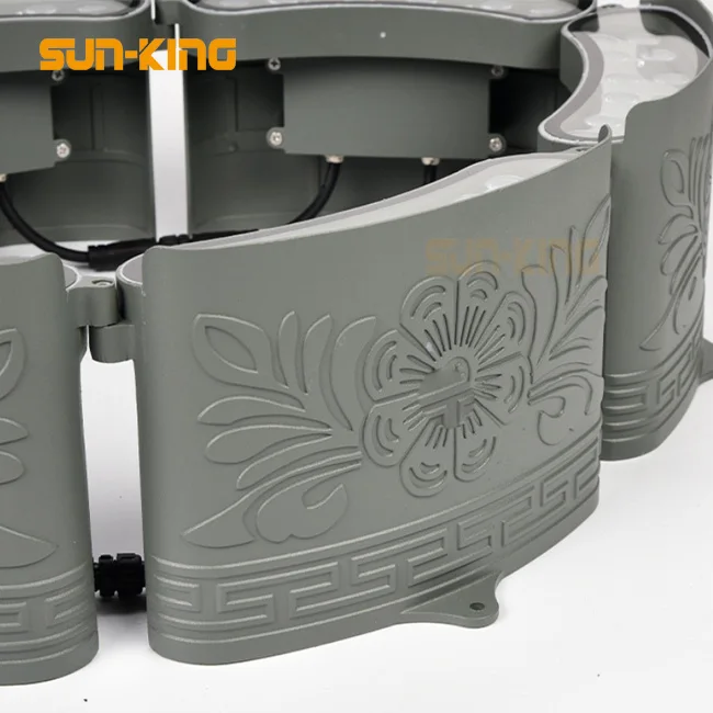 Garden 12WX5 60W green blue waterproof AC220V 110V Hug Led Palm Tree Outdoor Ring Light Landscape Decoration Holding Tree Lamp