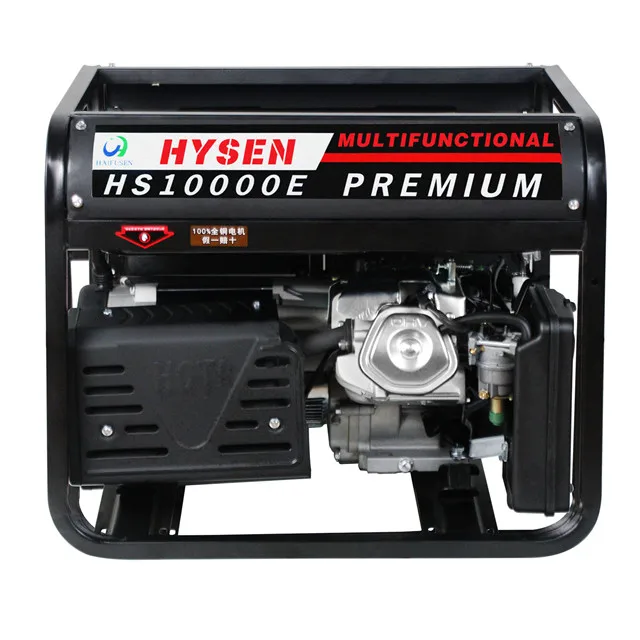 Factory wholesale 10kw alternator 220v dc 10KW 10kva Gasoline Generator single three phase stromgenerator geradores