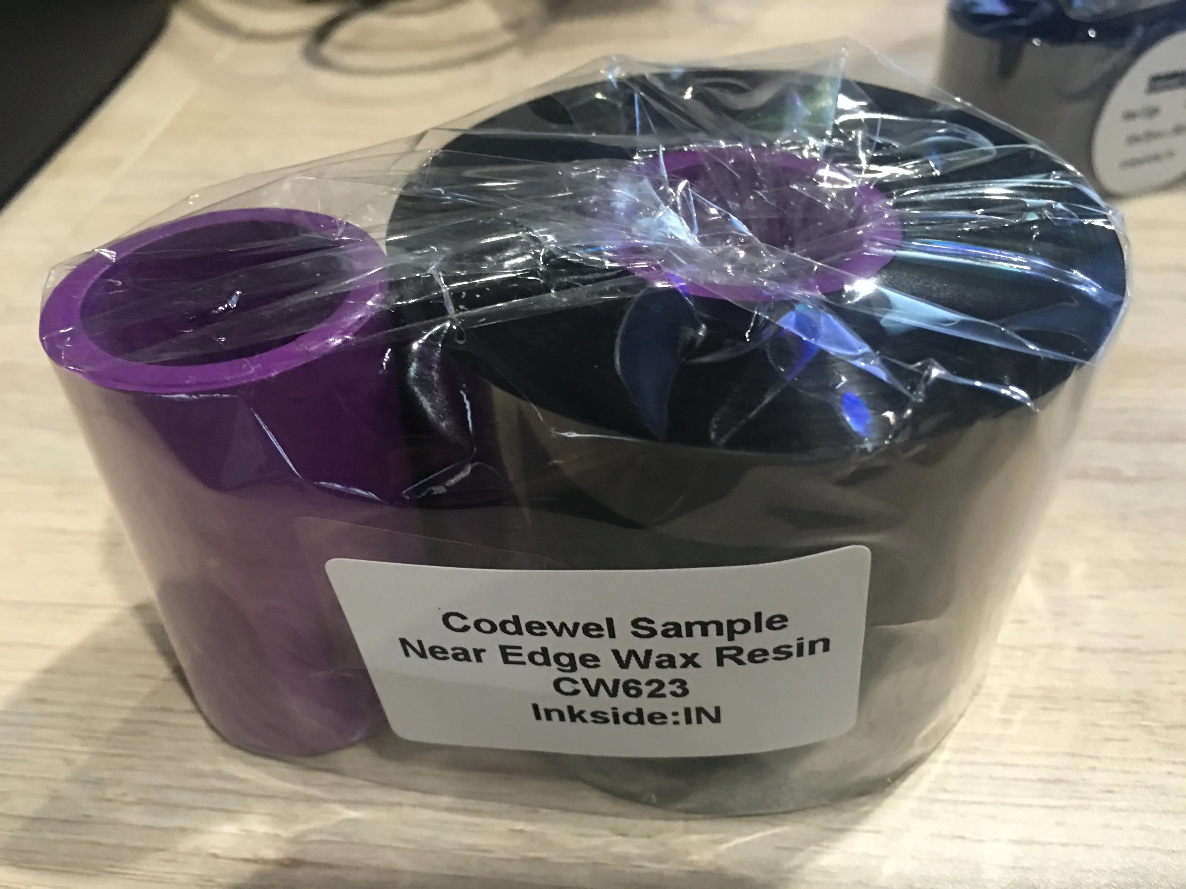 Factory 55mm*600m Near Edge Wax Resin Ribbon  TTO ribbon for tto Printer