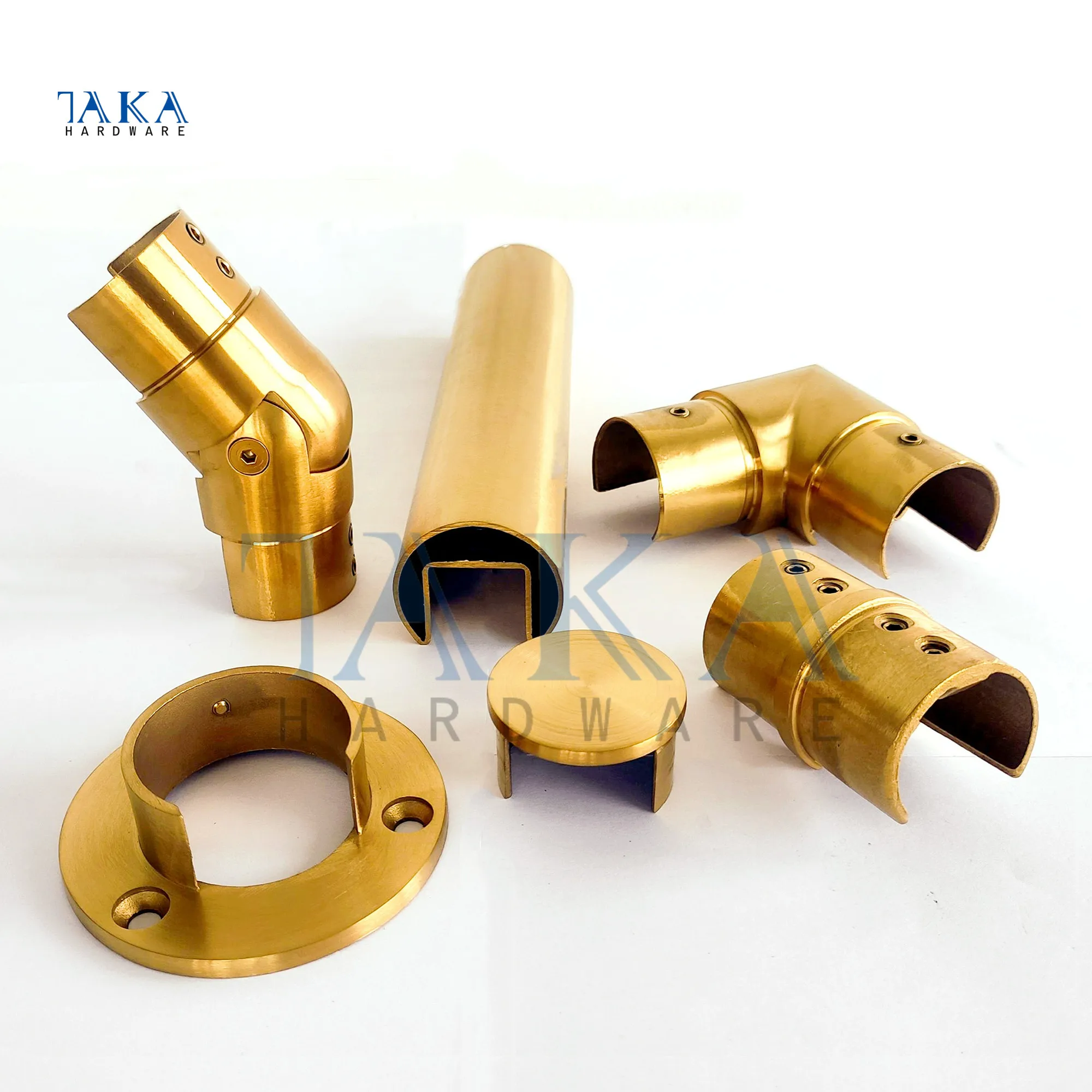 Slot Tube Pipe Railing End C ap Decorative Cover For Glass Frameless Handrail Railing Round End Ca p Balustrade Fittings