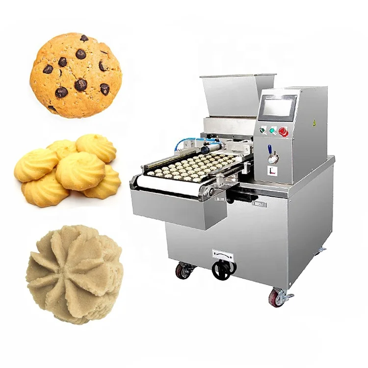 Puff Biscuit Form Electric Small Size Three Color Automatic Press Dough Cookie Make Machine