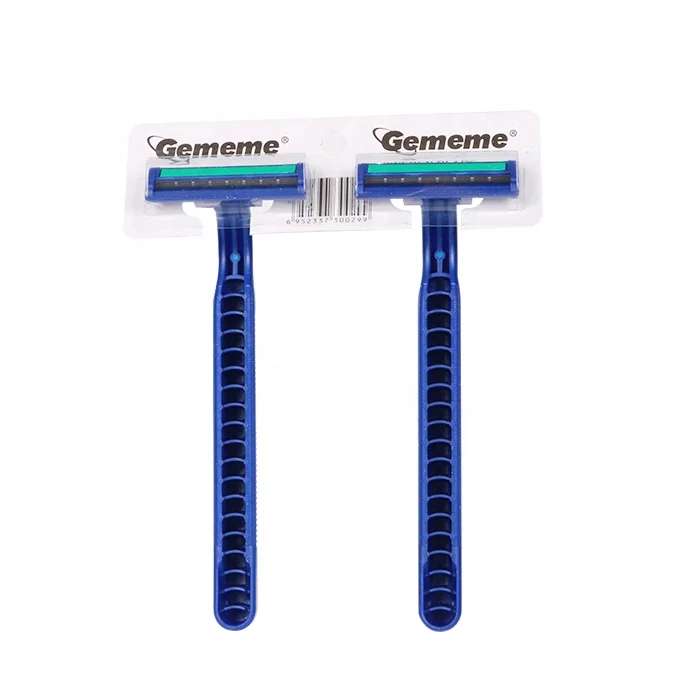 Gememe Shaver Twin Blade Shaving Stick Disposable Razor Shavette Razor