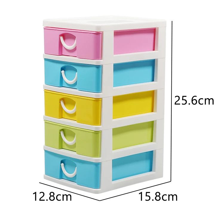 5 layers Multifunction Household Makeup Jewelry Organizer Box Plastic Storage Drawers