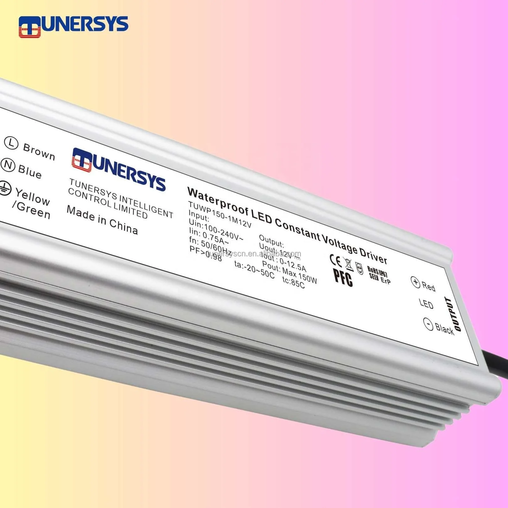 TUNERSYS 30 Вт 60 80 90 100 120 источник питания 24 В 150 192 200 300 320 360 384 600 светодиодный димминг драйвер 12