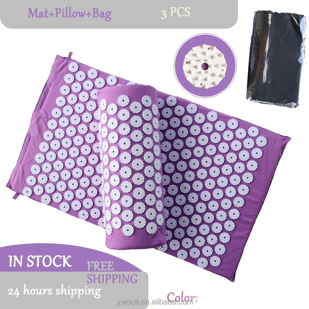 Drop Shipping Yoga Mat Massage cushion Sports mat Acupuncture mat Needle pad Three piece set
