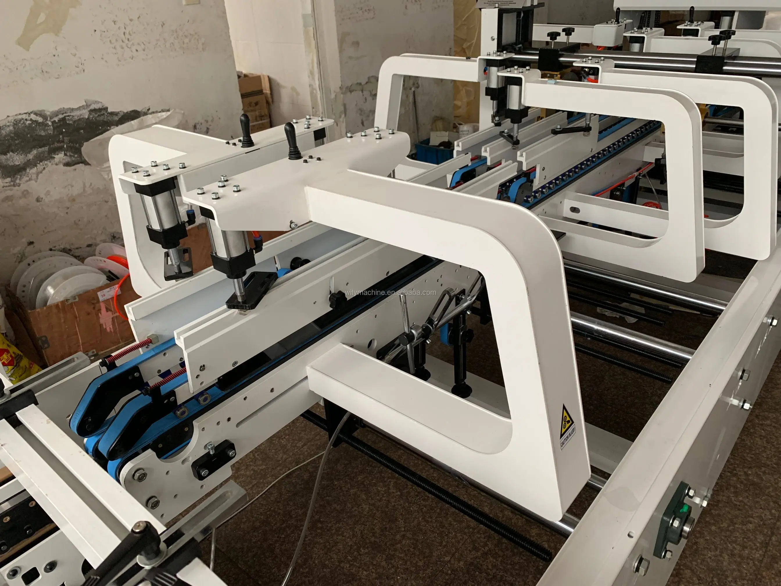 Automatic Carton Box Folder Gluer Machine With Pre-fold for Pizza Box Hamburger Box