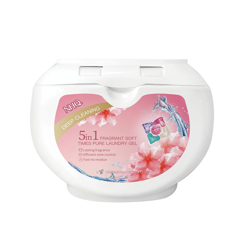 Private Label 5 In 1 Fragrant Tackles Tough Odors Stain And Odor Washing Gel Pods Laundry Detergent Pods For All Washers