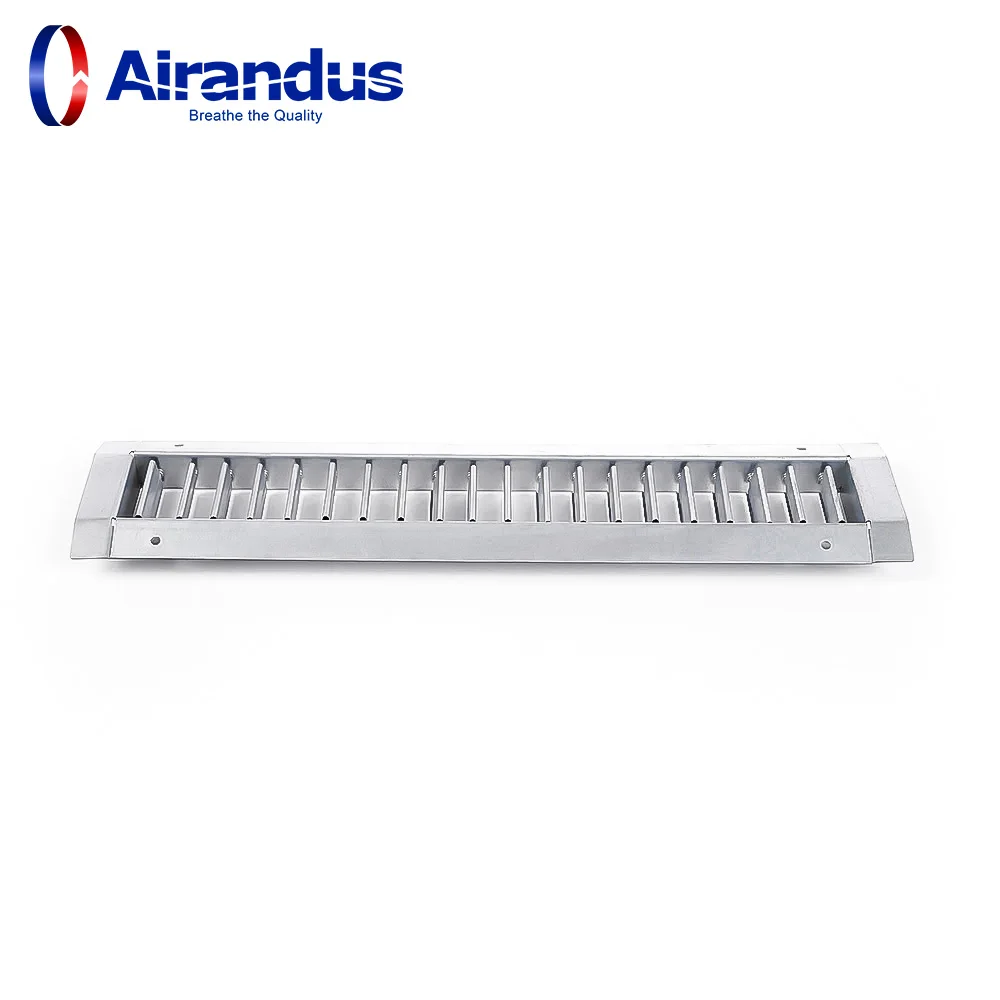 Ventilation steel grille design stainless steel vent grille Grilles for Spiral Ducts, Single Deflection