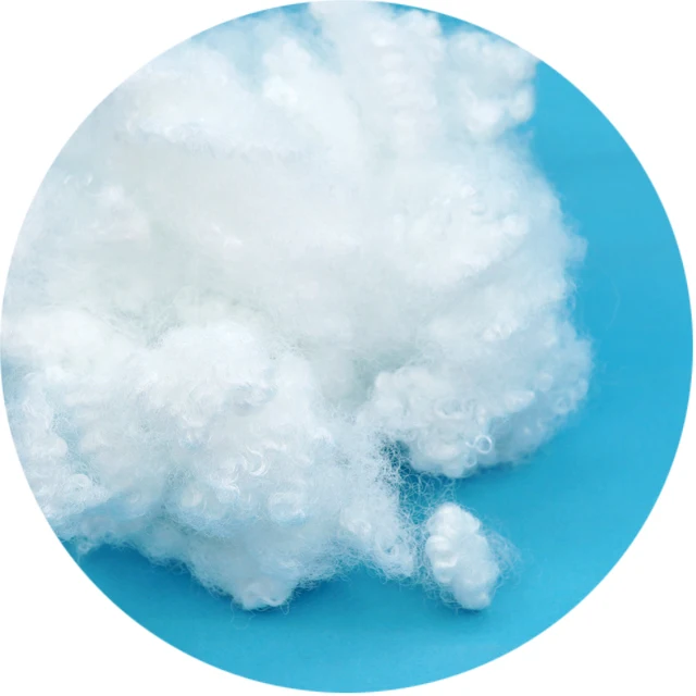 
7 holes HCS hollow conjugated siliconized polyester staple chemical fiber plant for filling quilt 