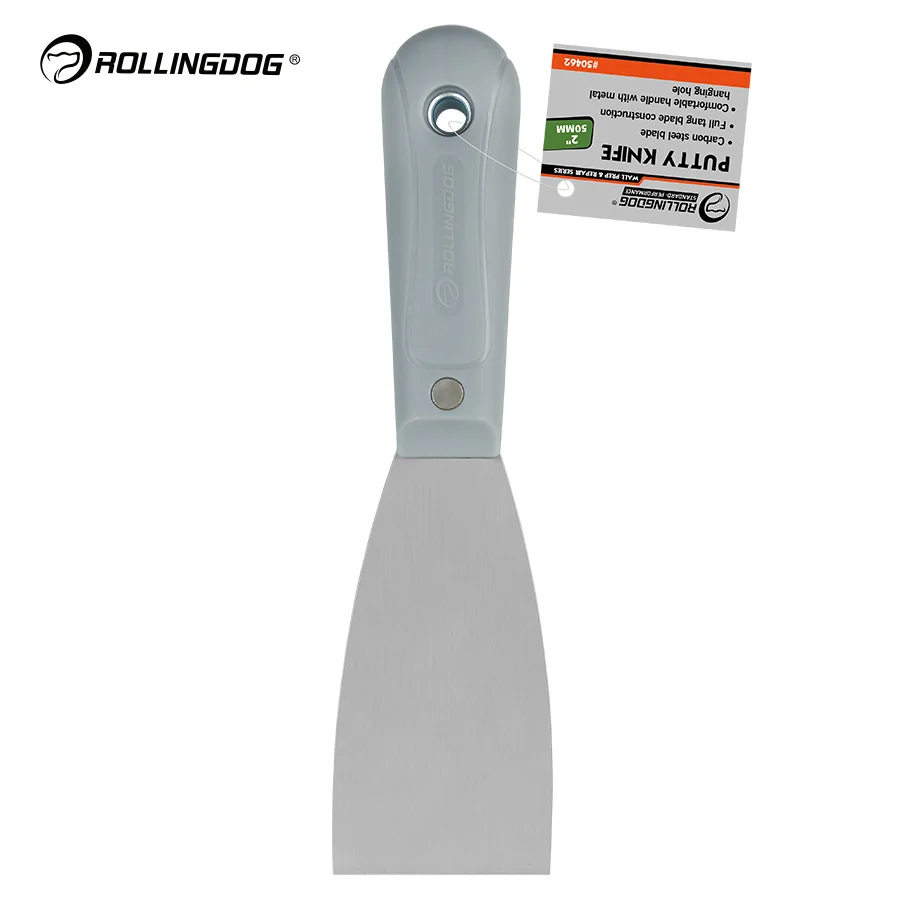 ROLLINGDOG-STANDARD 50462 Essential Standard Full Tang Blade Plastic Handle Surface Preparation 2' Putty Knife