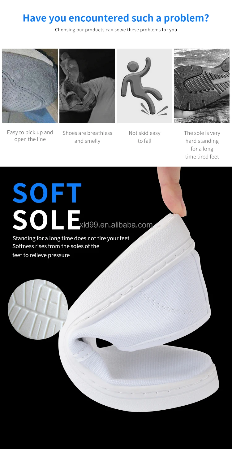 Cleanroom coverall antistatic house safety shoes cheap price