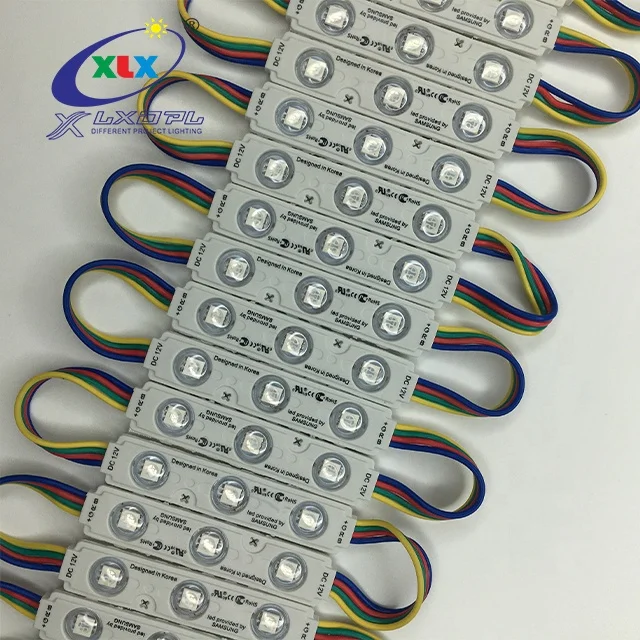 Светодиодный RGB модуль заливки высокой освещенности рекламный знак световой SMD5050 1 Вт 12 в светящийся светодиод