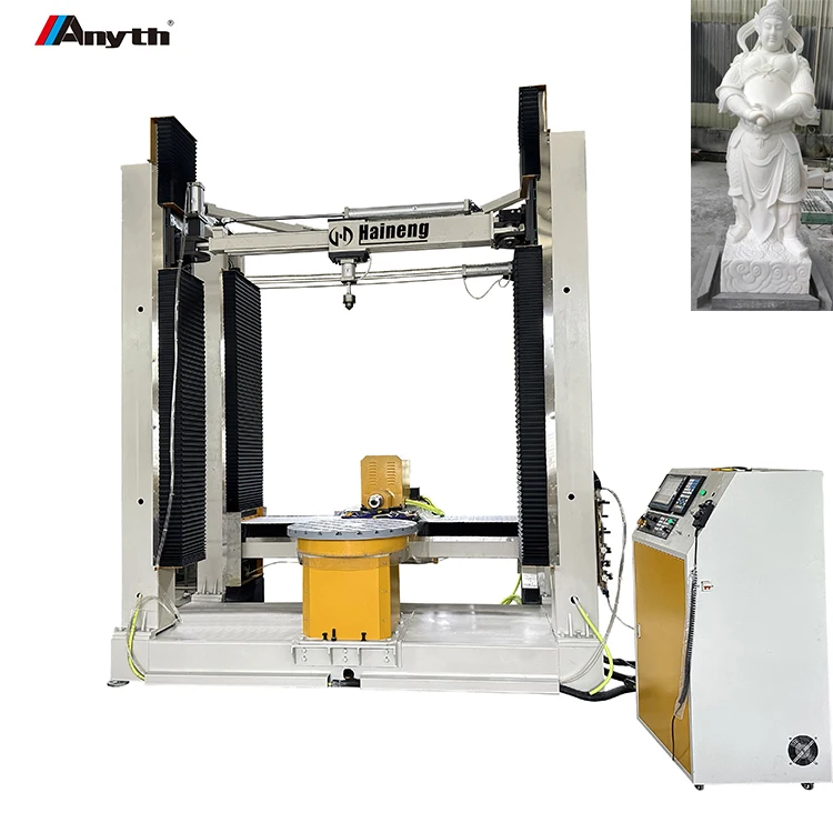 Anyth High-performance 4-Axis CNC Stereo Stone Engraving Machine