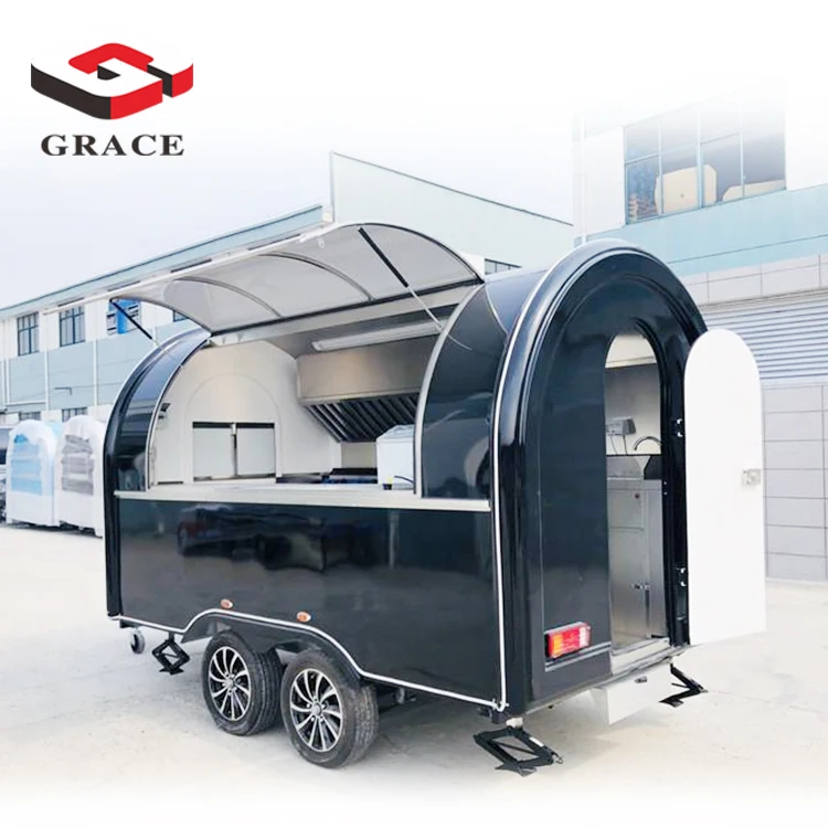 
GRACE Mobile Food Trucks Fully Equipped Food Trailer Fast Food Trailer for sale 