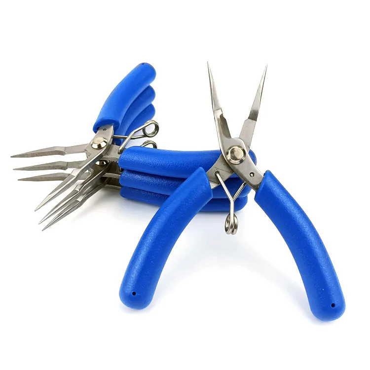 high-quality OEM Long nose pliers 4.5 inch mini pliers needle nose jewelry pliers